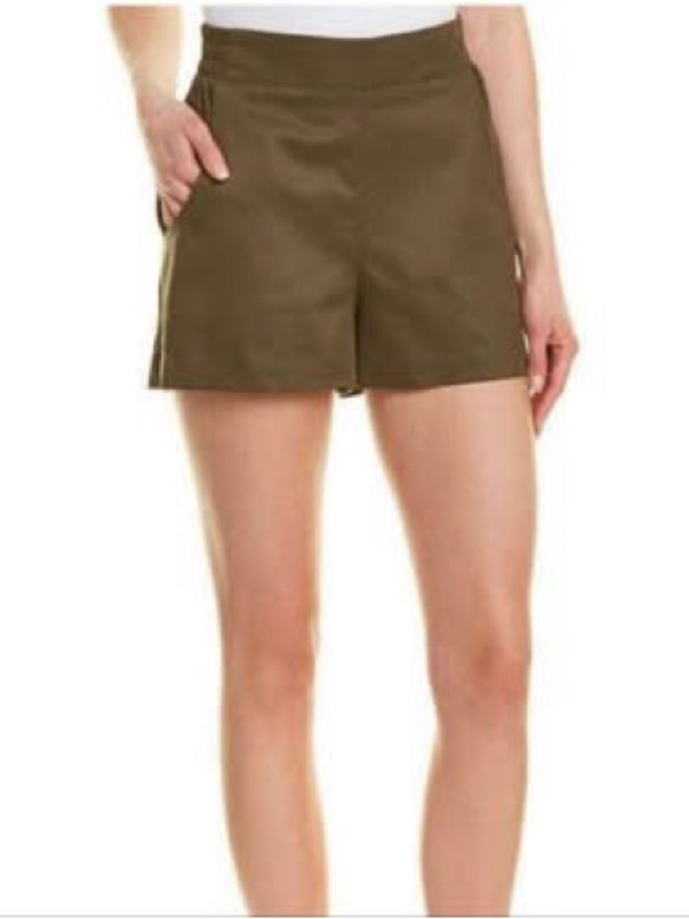 BCBGeneration High Waist Olive Green Shorts